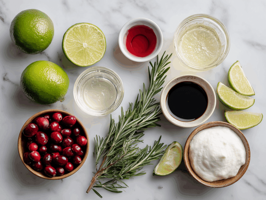 Dirty Santa Cocktail ingredients