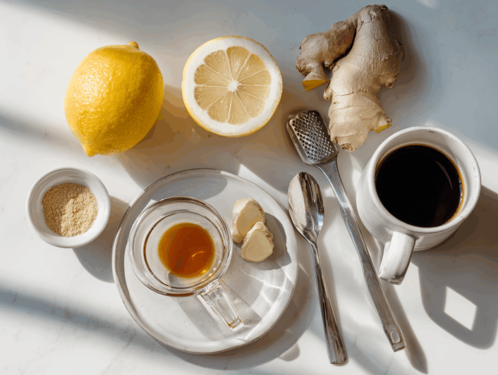 Ingredients for Natural Mounjaro drink