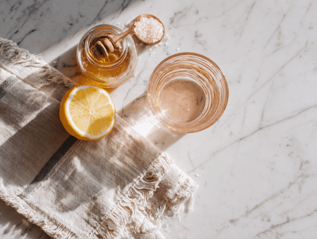 preparing sole water for pink salt trick recipe