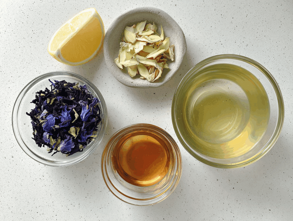 Ingredients for Brazilian Mounjaro drink