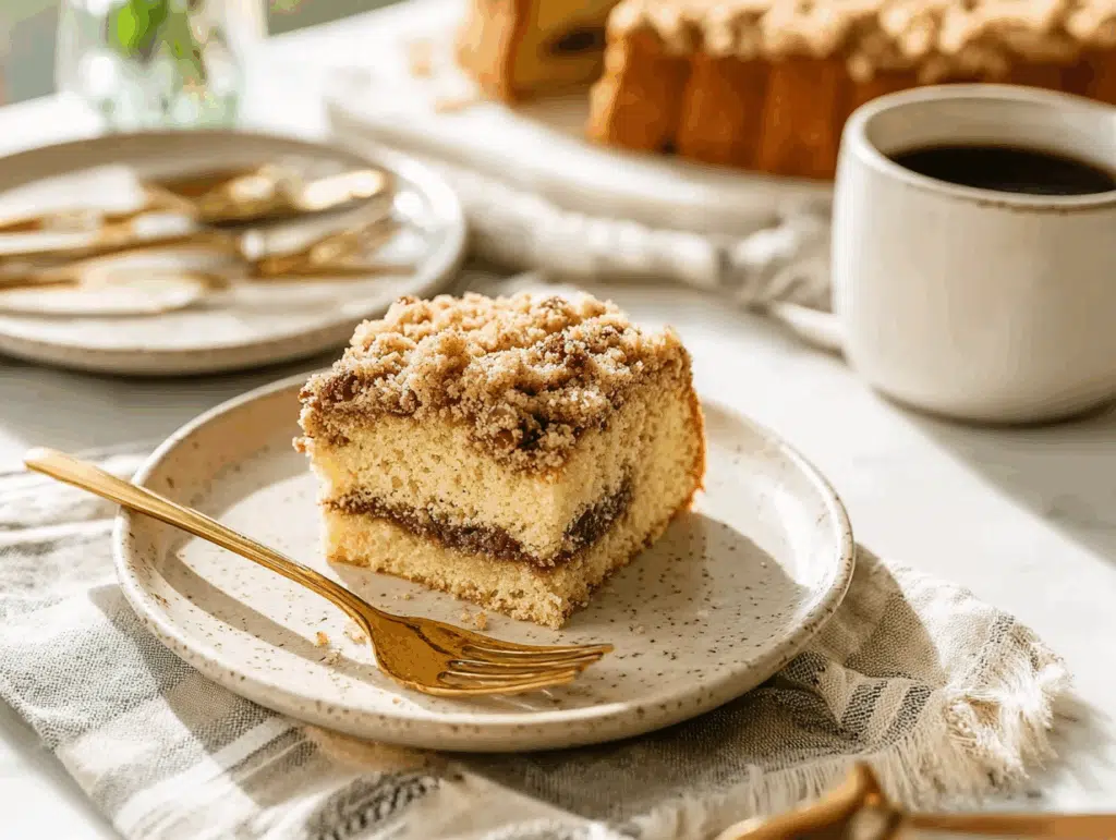 sour cream coffee cake with cake mix