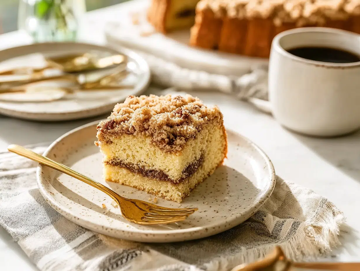 sour cream coffee cake with cake mix