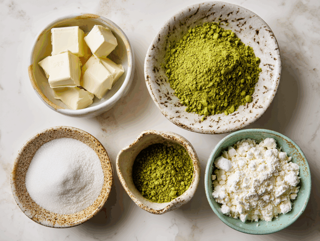 Matcha Chocolate Ingredients