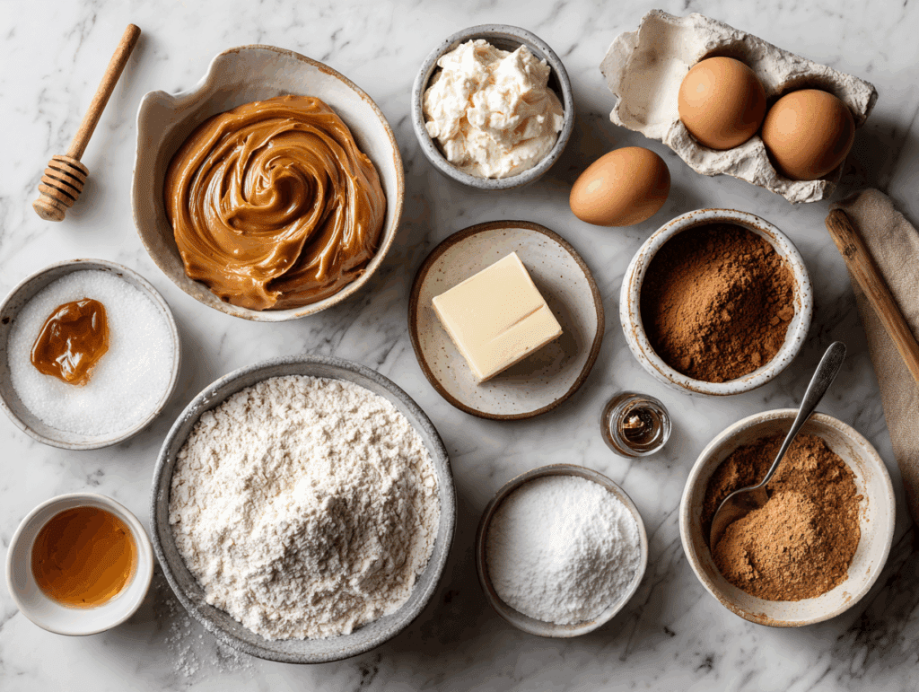 Caramel cheesecake cookie ingredients