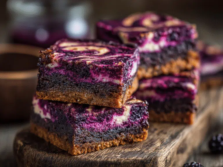 Blackberry Cheesecake Brownies