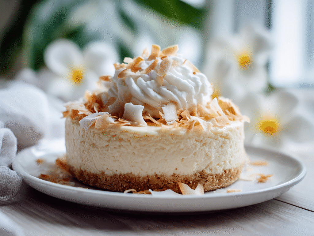 Keto Coconut Cheesecake