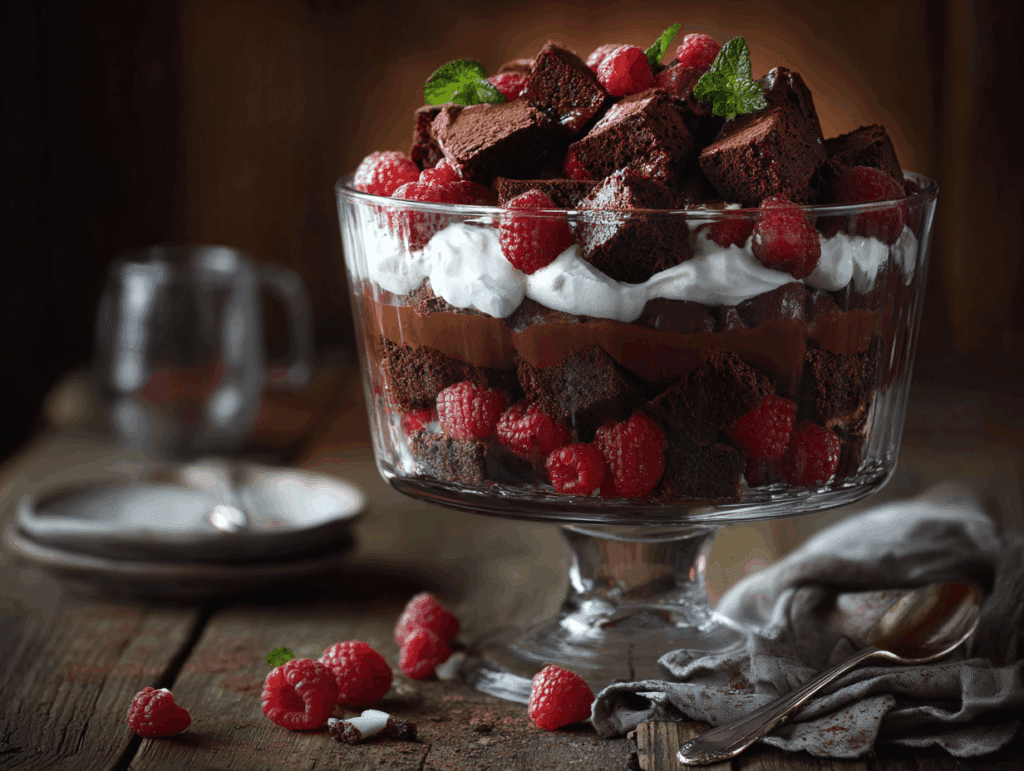 Chocolate Brownie Trifle