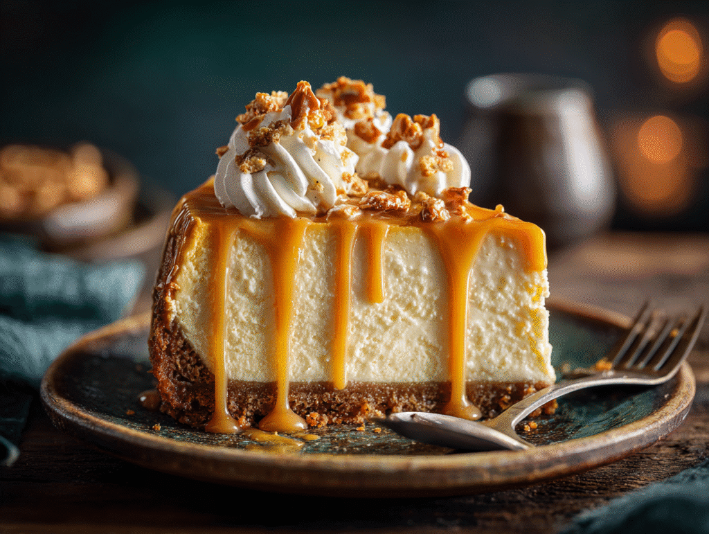 Loaded Butterscotch Cheesecake