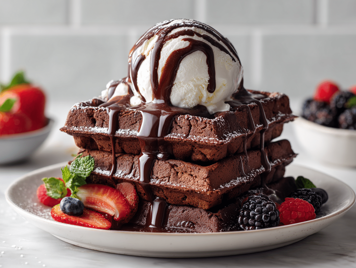 BROWNIE WAFFLES