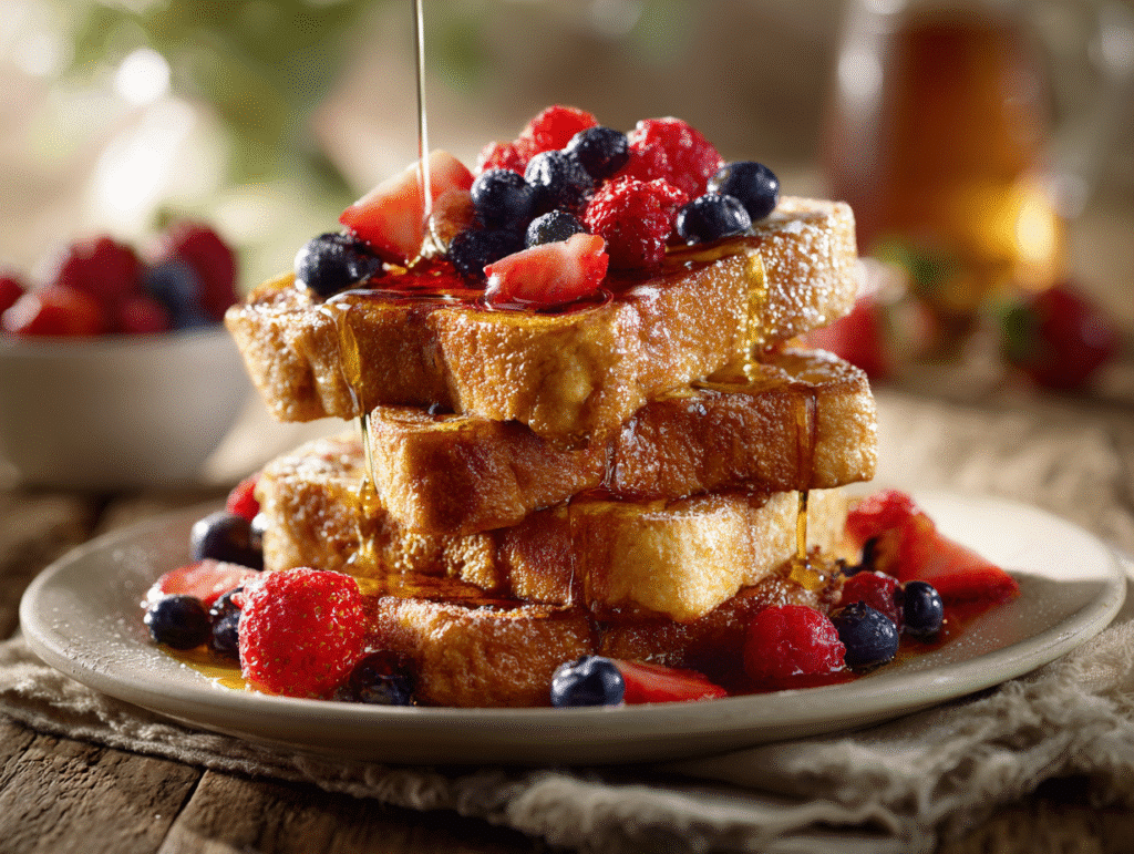 Sweet Hawaiian Roll French Toast