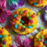 Ingredients for Candied Pineapple Skittle Rings