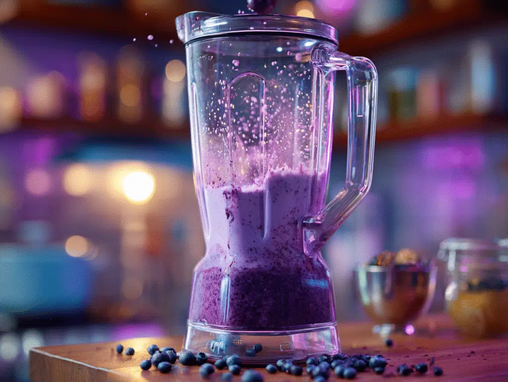 blueberry-greek-frozen-yogurt-blend