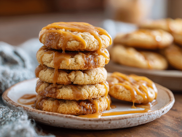 Caramel Cheesecake Cookies