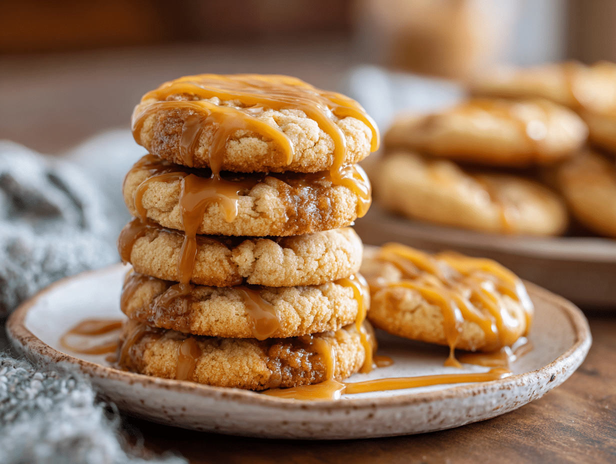 Caramel Cheesecake Cookies
