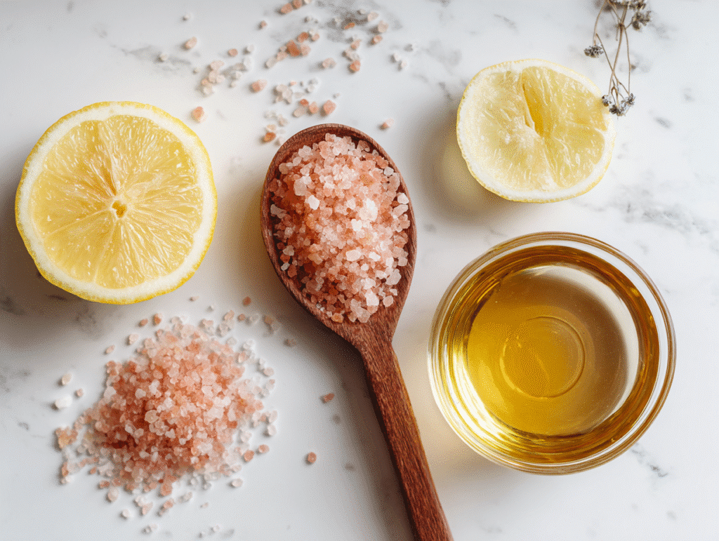 Ingredients for Pink Salt Weight Loss Drink