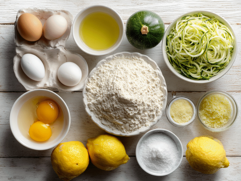 Moist lemon zucchini bread with lemon glaze