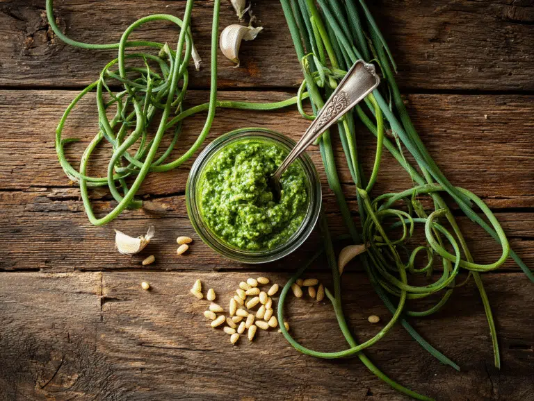 Garlic Scape Pesto