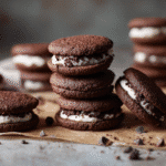 Brownie Cookie Dough Sandwich Cookies