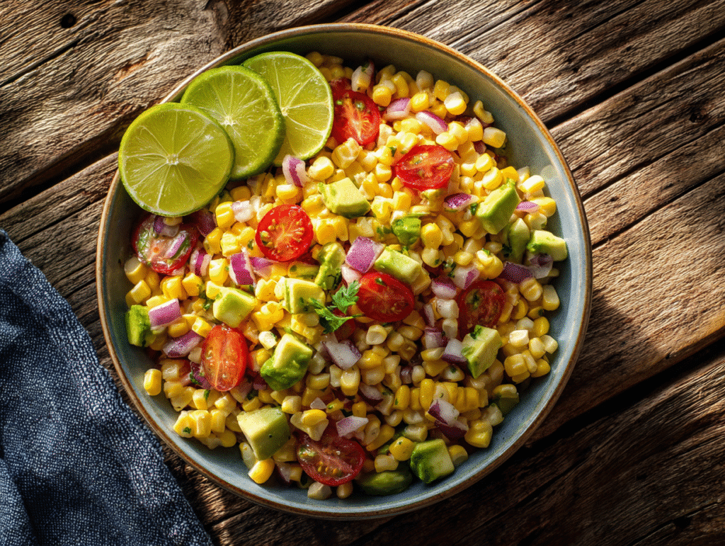 Summer Corn Salad with Avocado