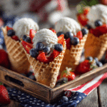 Patriotic Fruit Cones