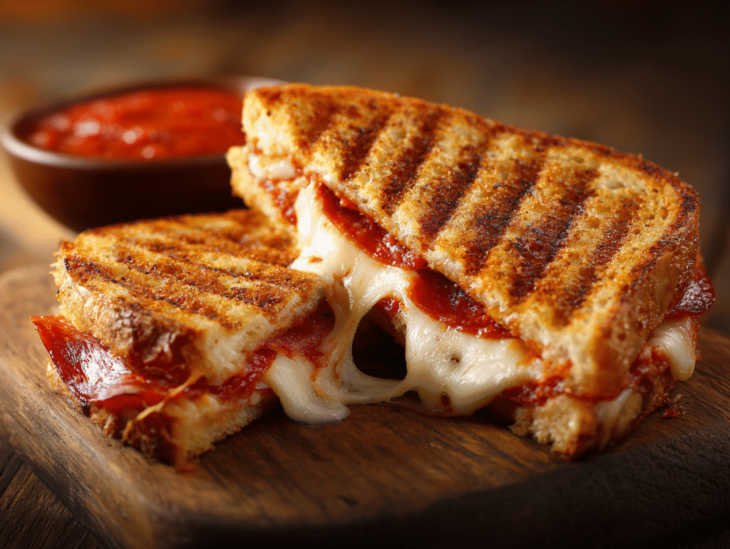 Pizza Grilled Cheese Sandwiches