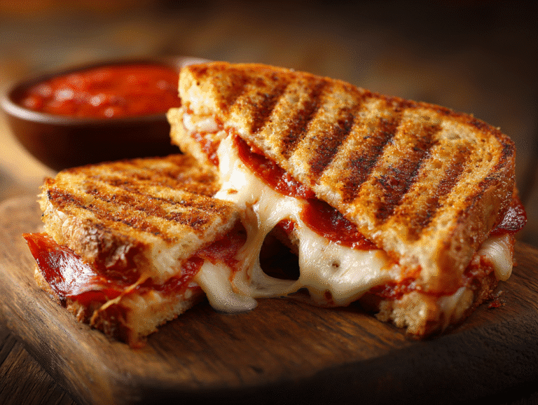Pizza Grilled Cheese Sandwiches