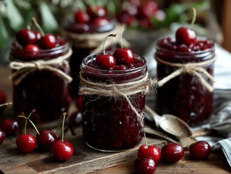 Small Batch Sour Cherry Jam