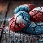 Patriotic Crinkle Cookies