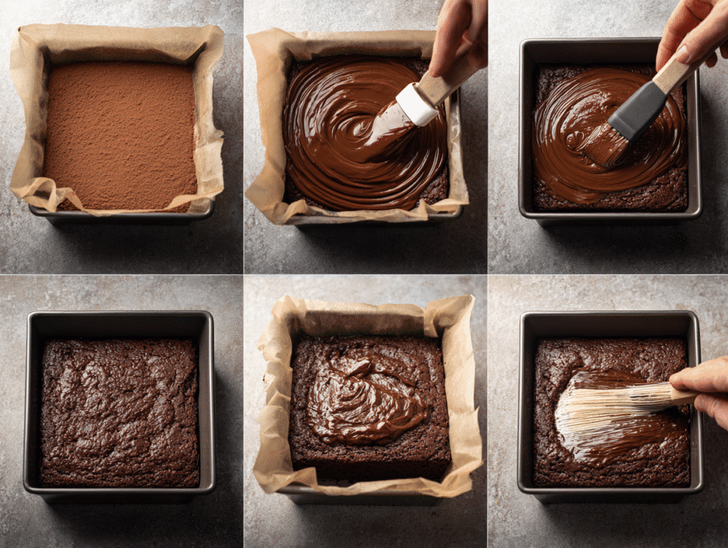 How to make chocolate ooey gooey cake step by step