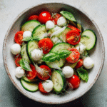 Cucumber Caprese Salad
