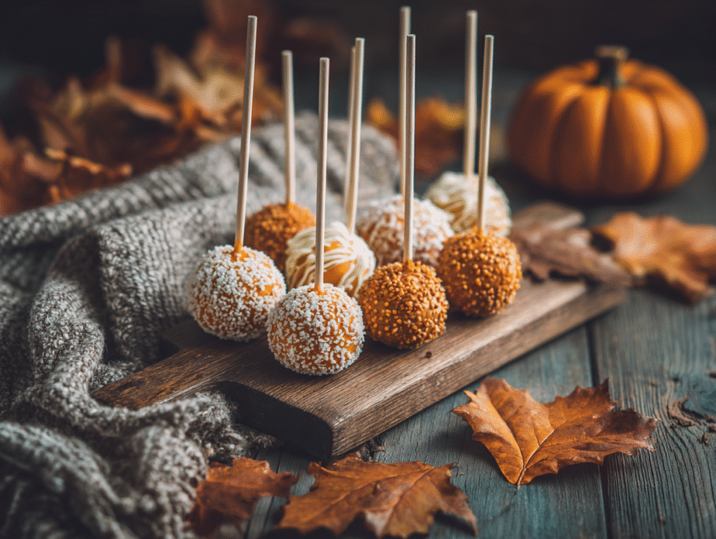 Pumpkin Cake Pops