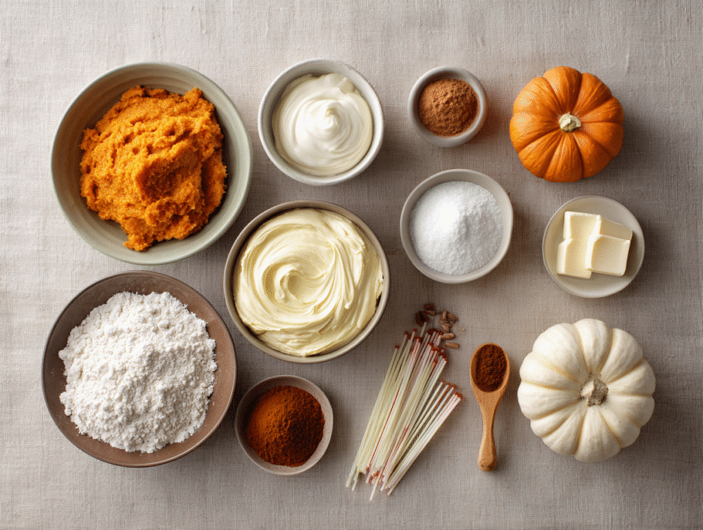 Pumpkin Cake Pop Ingredients