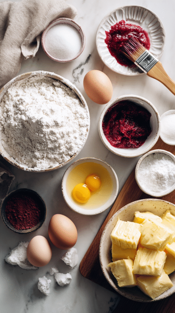 Blood splatter cookies ingredients
