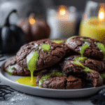 Slime Filled Halloween Cookies