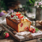 Strawberry Cream Cheese Pound Cake