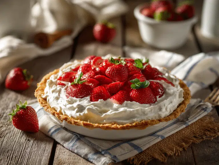 Strawberry Cool Whip Pie