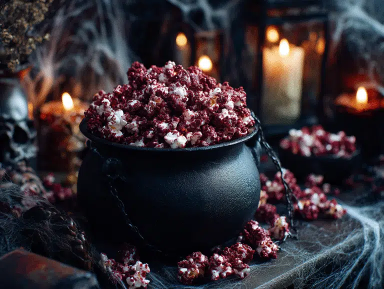 Bloody Red Velvet Popcorn
