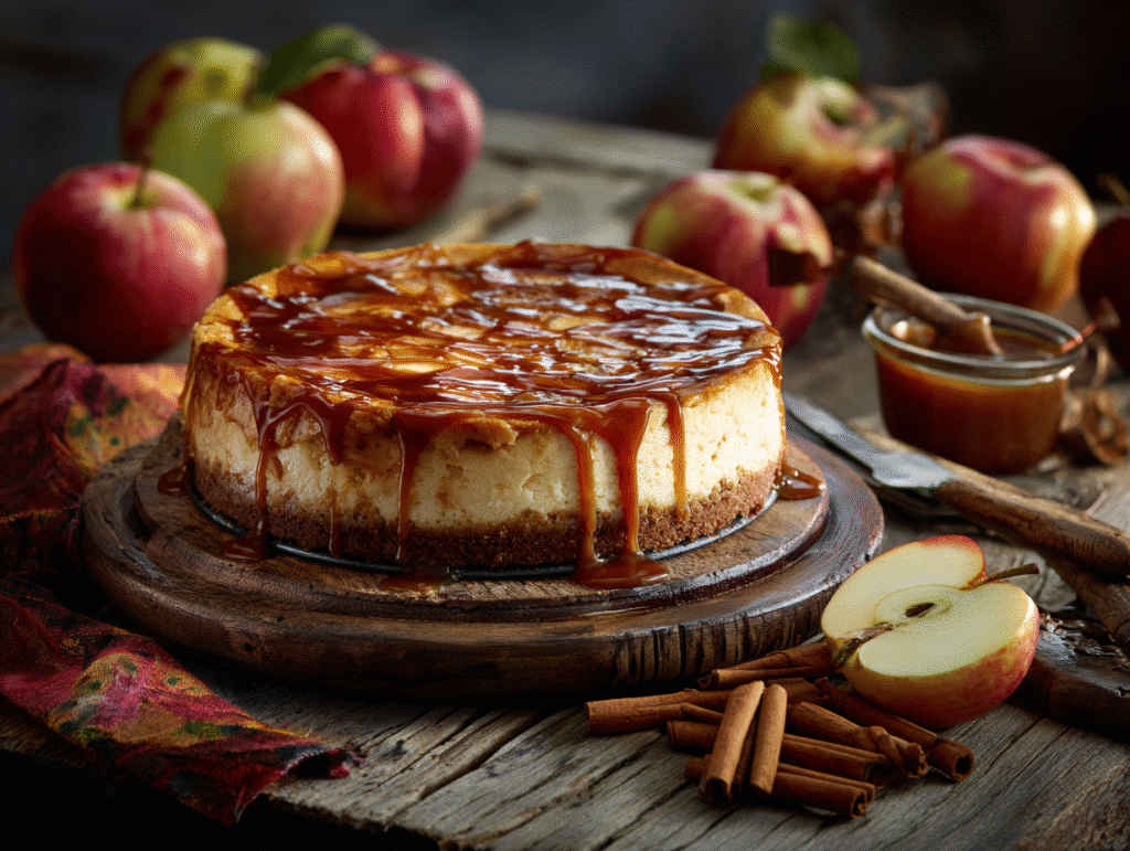 Apple Cider Cheesecake fall dessert