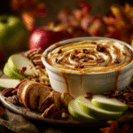 Caramel apple cheesecake dip