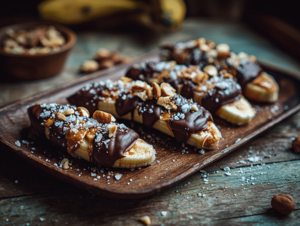 Frozen Banana Snickers