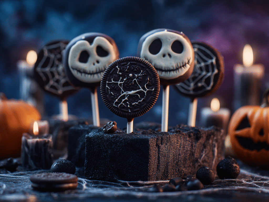 Jack Skellington Oreo Pops Halloween Display