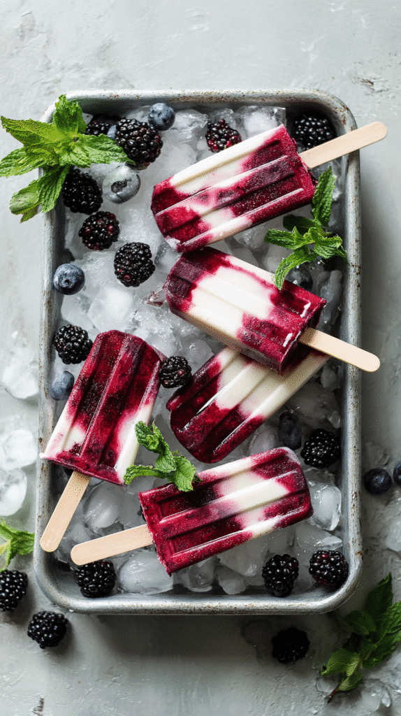 Serving Forest Blackberry Cheesecake Pops
