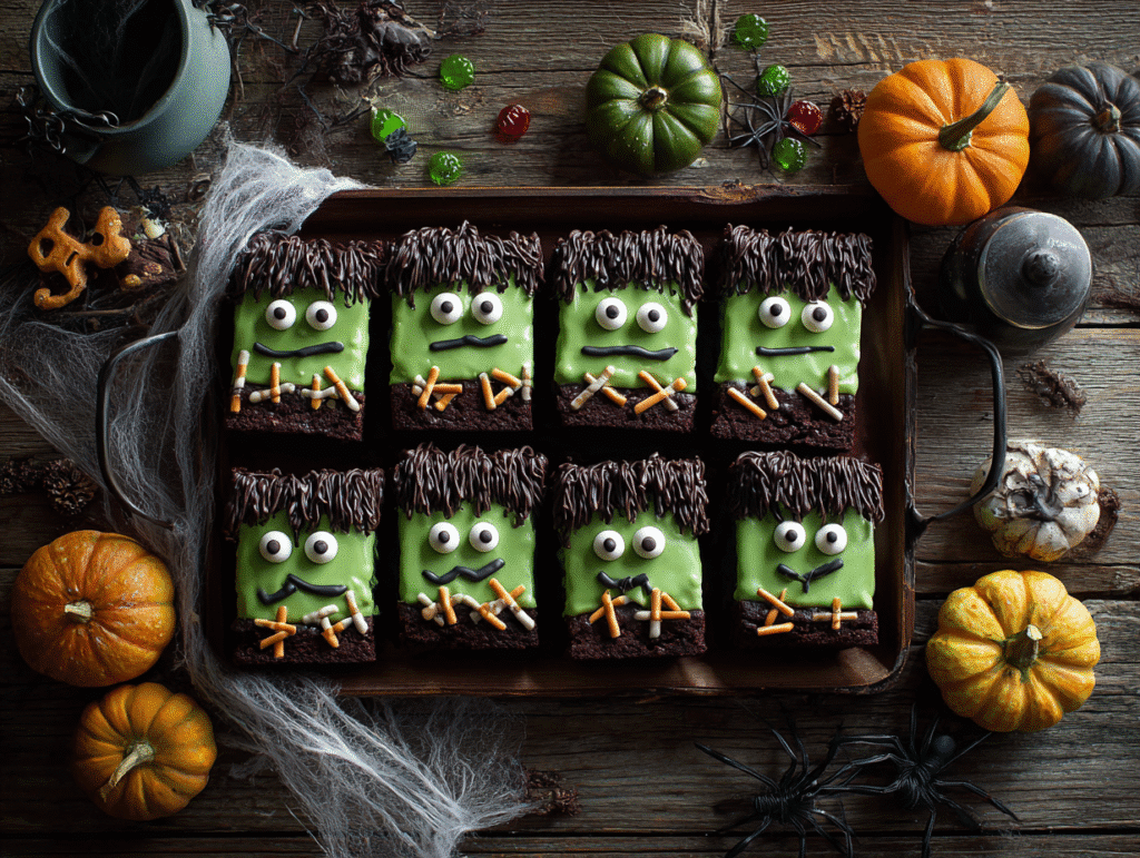 Frankenstein Brownies