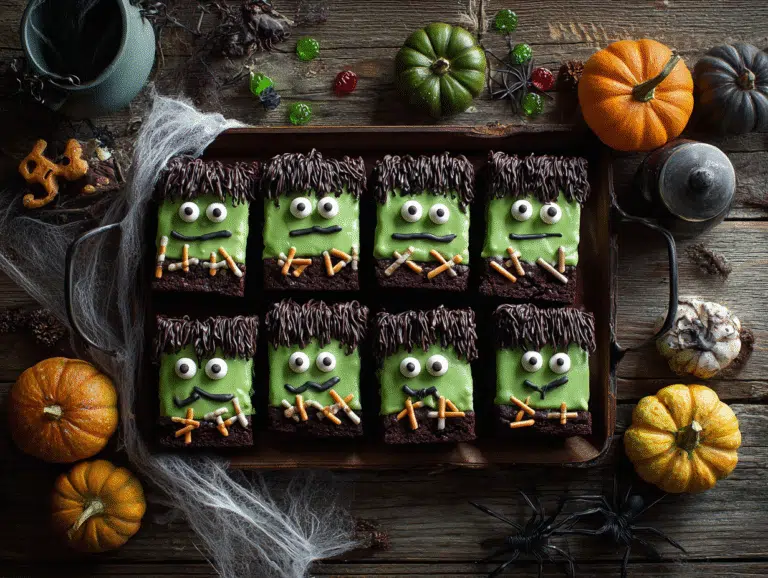 Frankenstein Brownies
