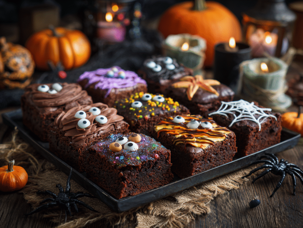 Spooktacular Halloween Brownies