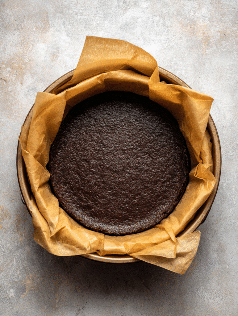 Knock You Naked Bars base layer baked in pan