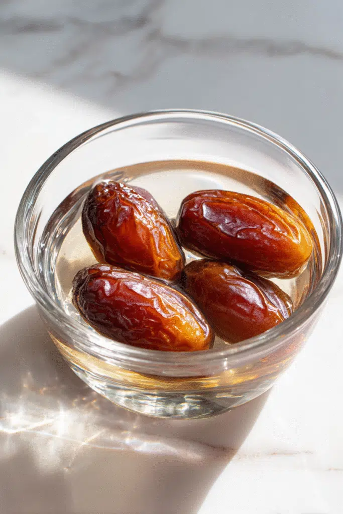 Soaking dates for protein balls