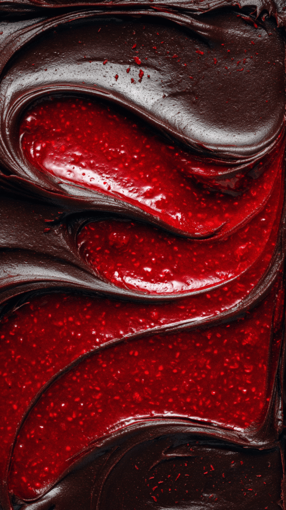 Swirling Vampire Fudge Filling