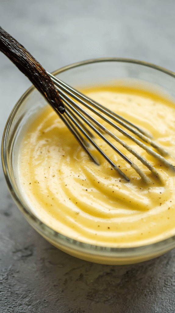 Vanilla custard mixture for French Toast Bake