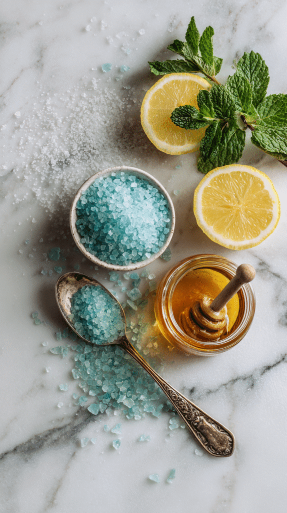 Blue salt trick recipe ingredients